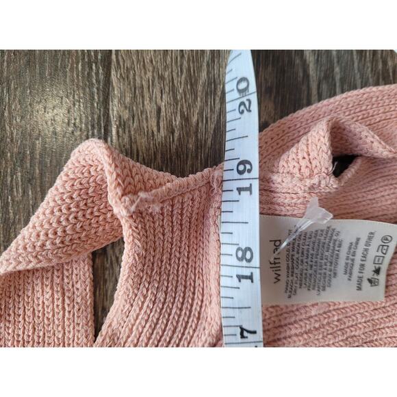 Artizia‎ Wilfred Women's Knitted Pink Crop Top with back tie size m/l #11 - Picture 6 of 7